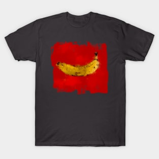 Pop Art Banana over red background T-Shirt